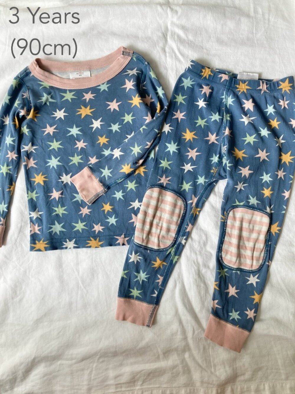 🪴5/$30 Hanna Andersson 3 Years Toddler Stars Long Sleeve Pajamas Set Fall